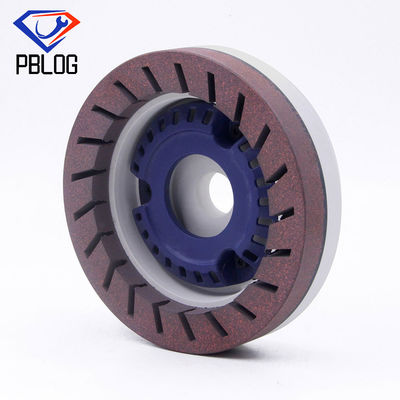 Boke 150mm Bowl Shape Turbo Resin Polishing Wheel dengan Water Proof Jacket untuk Mesin Beveling
