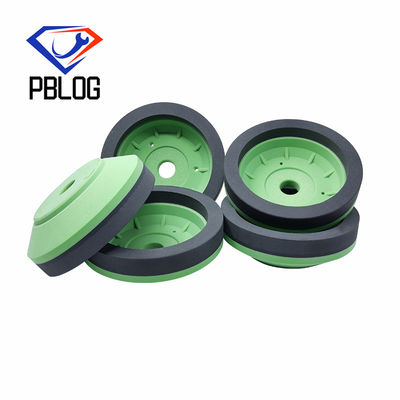Boke 150mm Bowl Shape Continuous Resin Polishing Wheel dengan Water Proof Jacket untuk Mesin Beveling