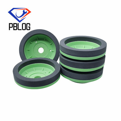 Boke 150mm Bowl Shape Continuous Resin Polishing Wheel dengan Water Proof Jacket untuk Mesin Beveling