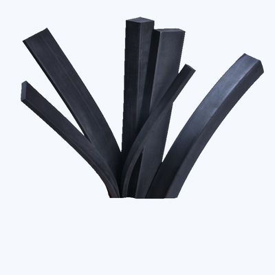 Dukungan kaca menggunakan blok karet 50 * 15mm dengan perekat diri
