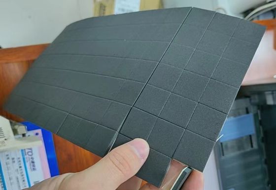 EVA Self Adhesive Cork Pads 18*18*3mm Glass Divider Untuk Storage Kaca