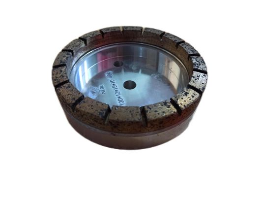 8*8mm Ukuran Lapisan Kerja Diamond Polishing Wheel Untuk Penggilingan Kaca