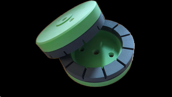 Roda penggiling resin kekerasan tinggi untuk kaca tipis 120 -240 Grit Lubang dalam 12/22/50mm