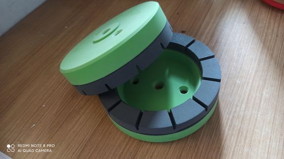 Roda penggiling resin kekerasan tinggi untuk kaca tipis 120 -240 Grit Lubang dalam 12/22/50mm