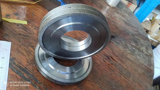 Roda berlian double-groove yang tajam dan tahan lama untuk mesin double-round edge