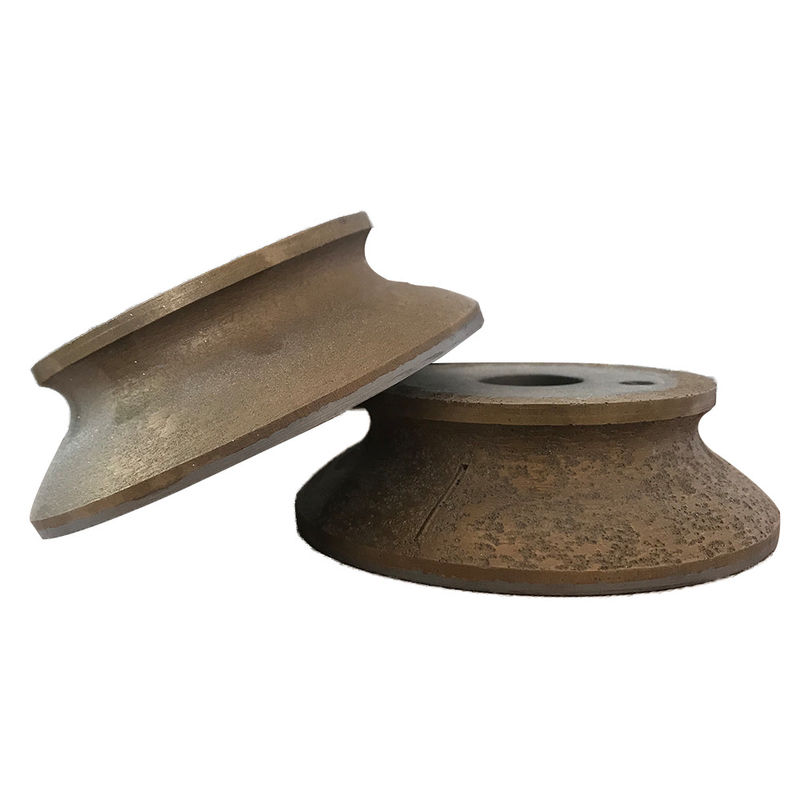 Produksi sendiri D175 Duckbill OG 9MM Lebar Diamond grinding wheel untuk kaca dan batu