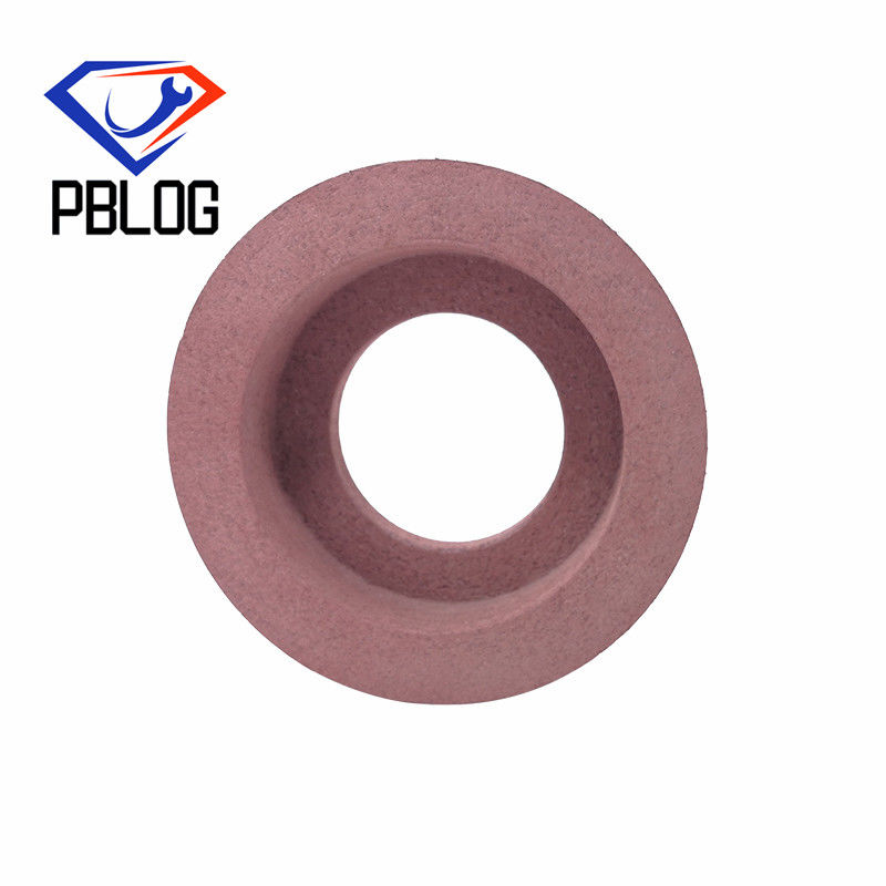 Pabrik disesuaikan Kaca tepi pengolahan polishing pad pink grinding stone Cup tipe polishing wheel