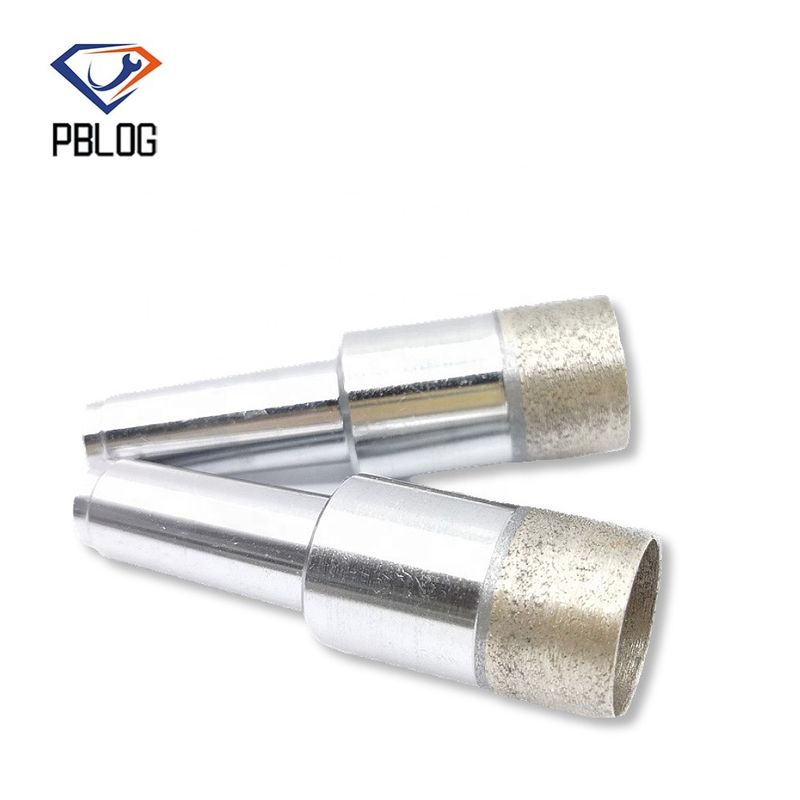 Kualitas tinggi CNC lubang pemotongan genteng kaca porselen Grinder Mesin Pengeboran Diamond Grill Bit Set