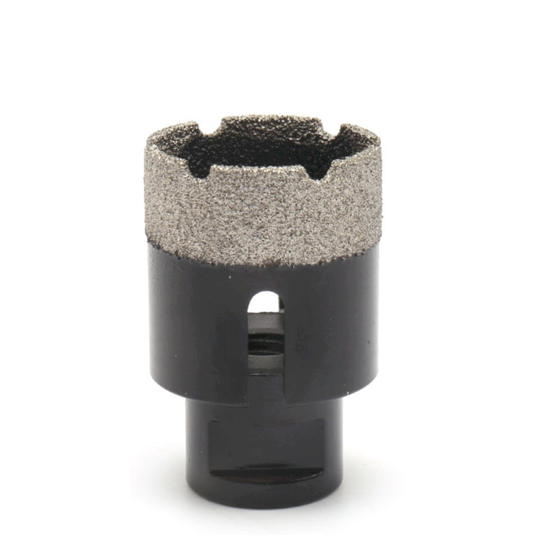 Vacuum brazed Diamond Core Drill M14 Tread untuk Keramik Porselen Marmer granit Pengeboran