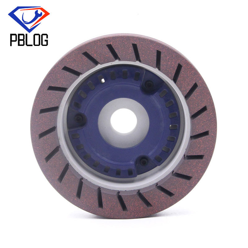 Boke 150mm Bowl Shape Turbo Resin Polishing Wheel dengan Water Proof Jacket untuk Mesin Beveling