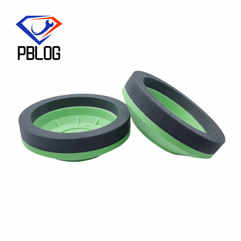 Boke 150mm Bowl Shape Continuous Resin Polishing Wheel dengan Water Proof Jacket untuk Mesin Beveling