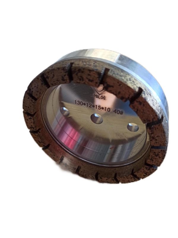 8*8mm Ukuran Lapisan Kerja Diamond Polishing Wheel Untuk Penggilingan Kaca