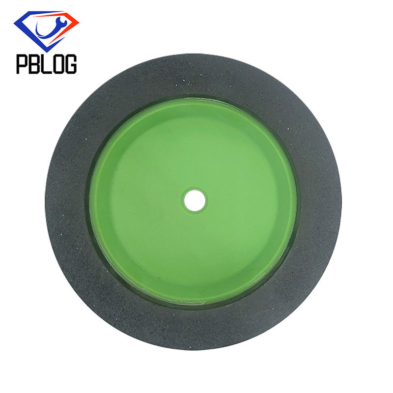 Roda resin penggiling kaca tipis Hitam Hijau 100/130/150/175mm Diameter 3-6mm