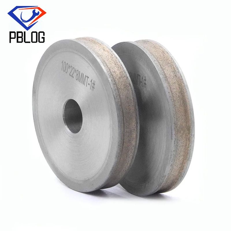 PBLOG Diamond Grinding Wheel 240 Grit Round Edge Arbor Hole 12/22/30mm Kecepatan maksimum 4500rpm