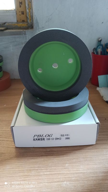 150mm Thin Glass Resin Grinding Wheel / Thin Glass Used Resin Wheel untuk Mesin Double Edge