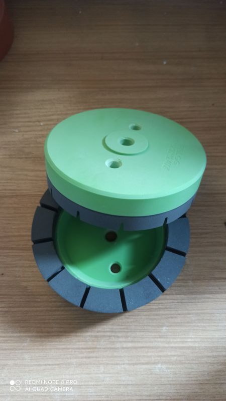 120# - 240# Kekerasan Resin Grinding Wheel Thin Glass Grinding Wheel Untuk Mesin Double Edge