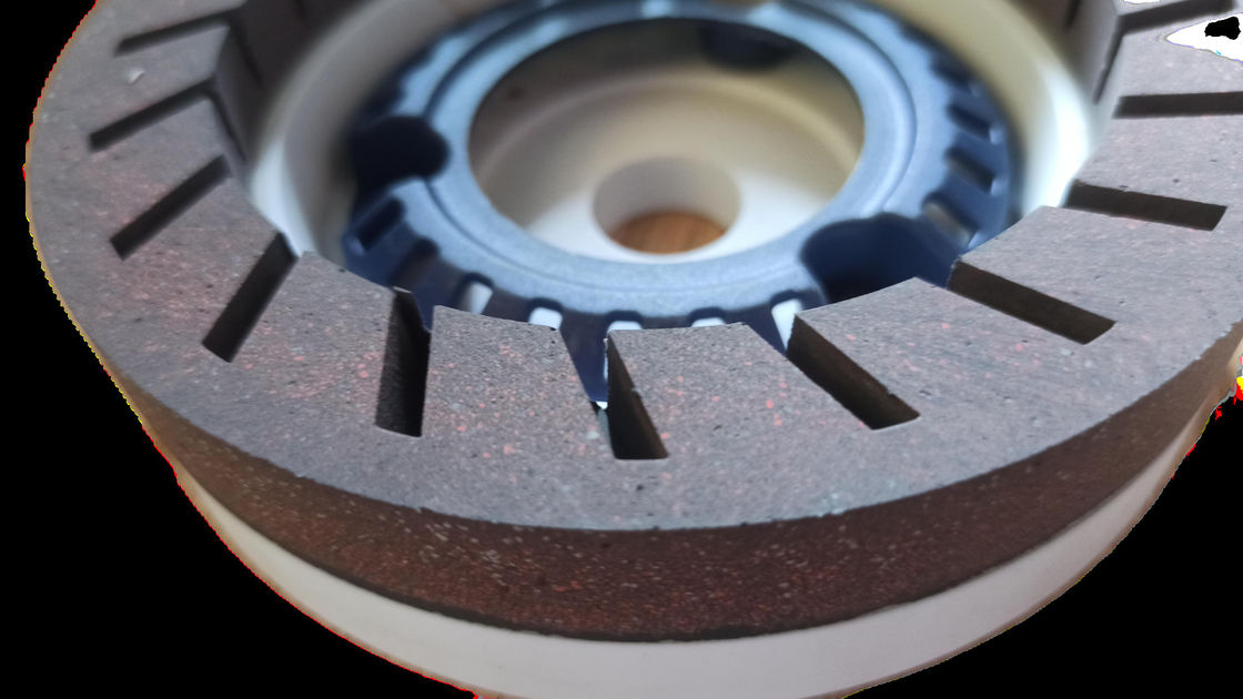 150mm Resin Wheel Kecerdasan Tinggi Untuk Mesin Beveling 240 Grit Putih Brown Cup Wheel