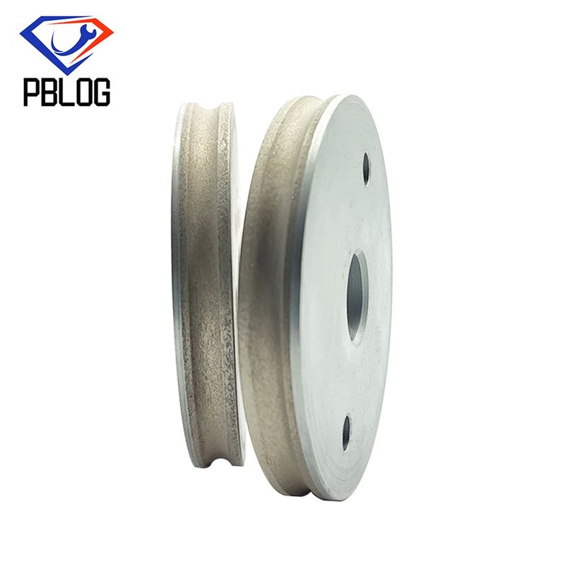 240 grit Gray Diamond Grinding Wheel dengan Edge Bulat dan 12/22/30mm Arbor Hole